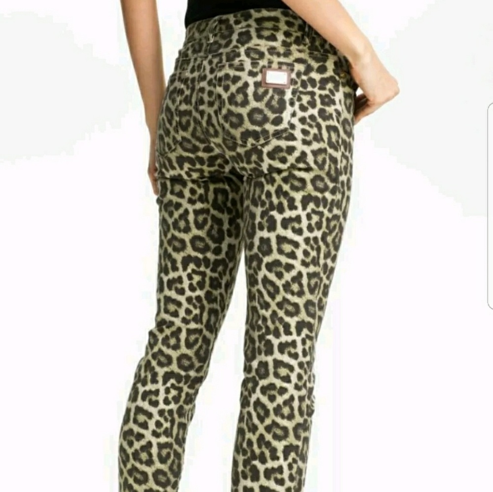 MK Michael Kors Skinny Jeans Leopard Print 8